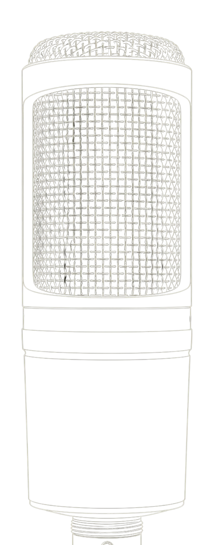 Audio-Technica AT2020 condenser microphone